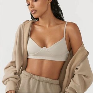 NWT Joah Brown Structured Tank Bra